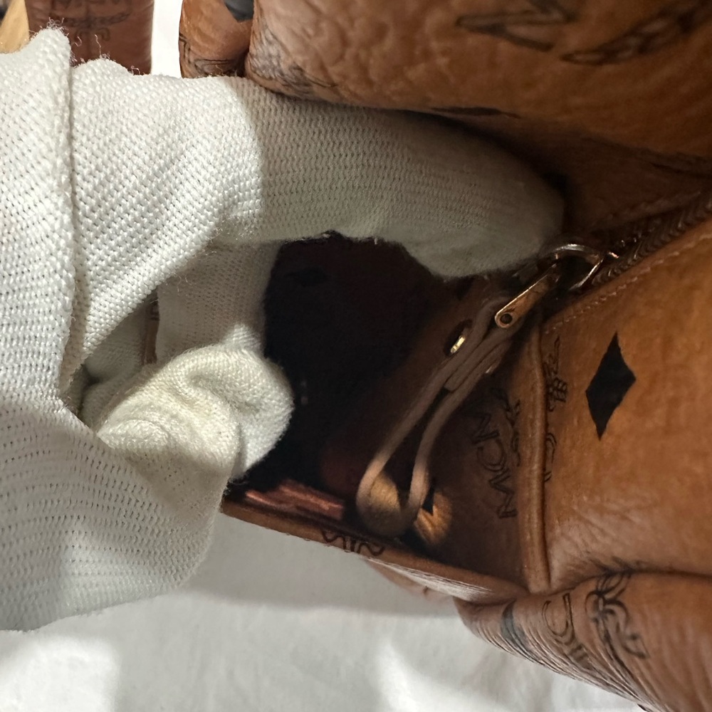 MCM Cognac Backpack With Dustbag - Picture 7 of 16